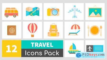 VideoHive Animated Travel Icons Pack
