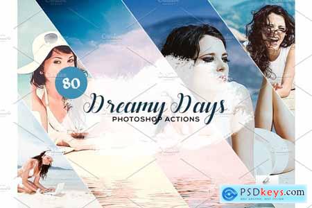 80 Dreamy Days Photoshop Action 3934403