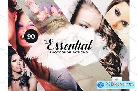 90 Essential Photoshop Actions 3934449