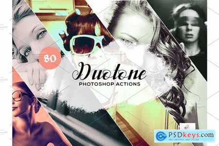 80 Duotone Photoshop Actions 3934435