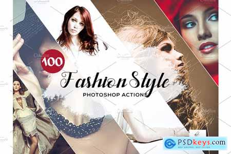 100 Fashion Style Photoshop Actions 3934615