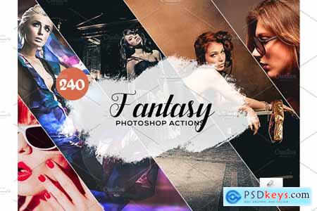 240 Fantasy Photoshop Actions 3934596