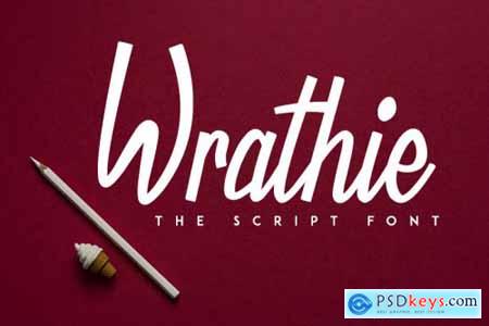 Wrathie - Script Font