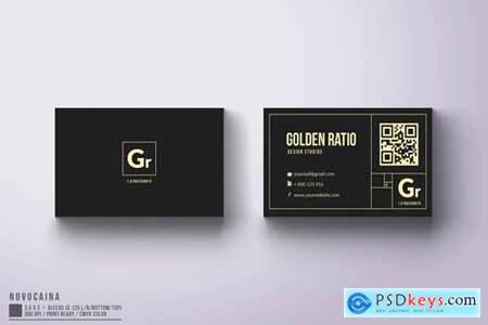 Golden Ratio Business Card