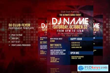 DJ Club Entertainment Flyer