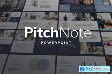 Pitch Note 1 - Powerpoint, Google Slides and Keynote Template Presentation