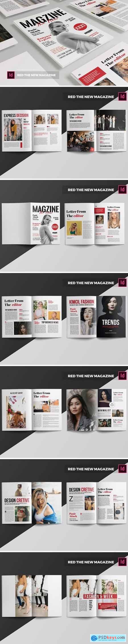 Red The New Magazine Template