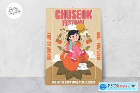 Chuseok Festival Poster Template