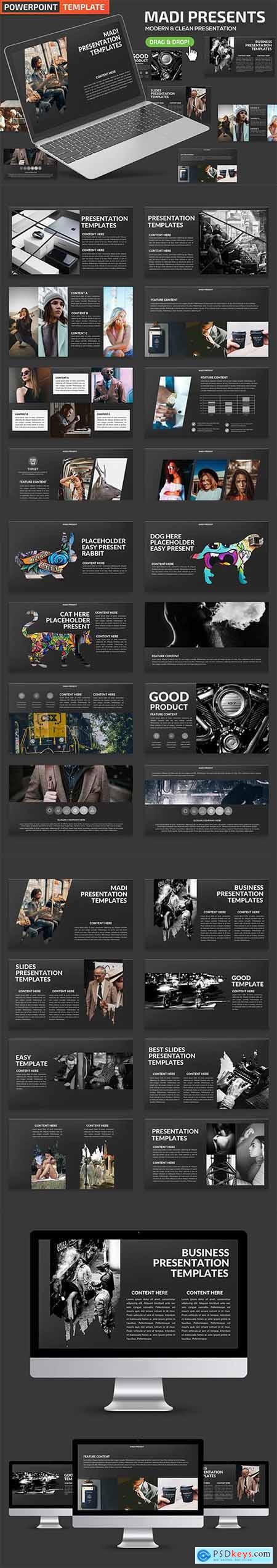 Madi Powerpoint and Keynote Template