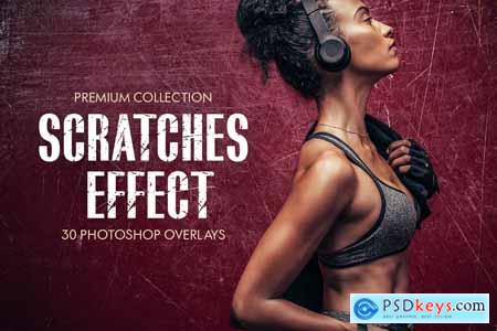 Scratches Effect Photoshop Overlays 3894027