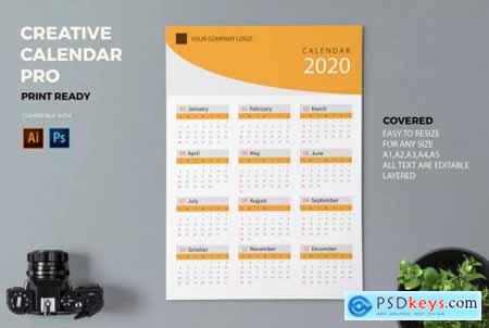 Creative Calendar Pro 2020 B