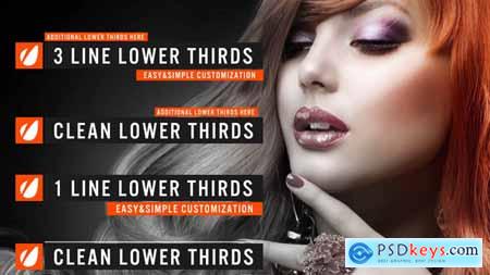 Videohive Clean Lower Thirds 9332607