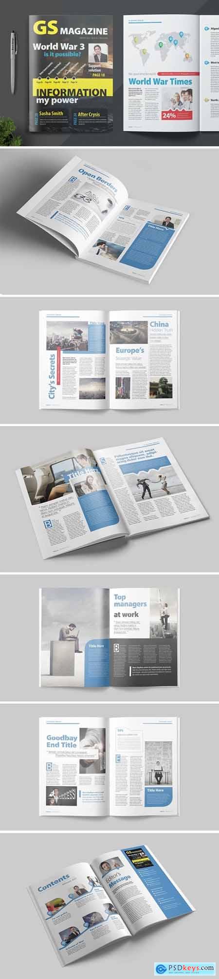 Magazine Template KY7N4UB