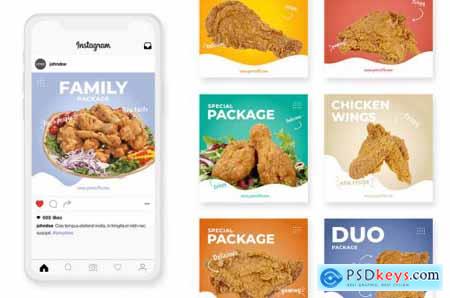 Social Media Kit Fried Chicken