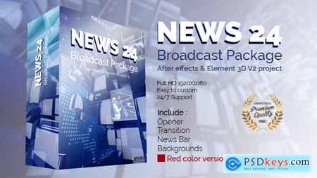 VideoHive News 24 Broadcast Package