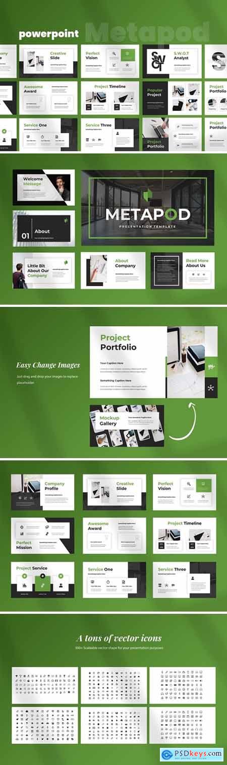Metapod Powerpoint, Keynote and Google Slides Templates