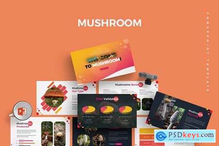 Mushroom Powerpoint, Keynote and Google Slides Templates
