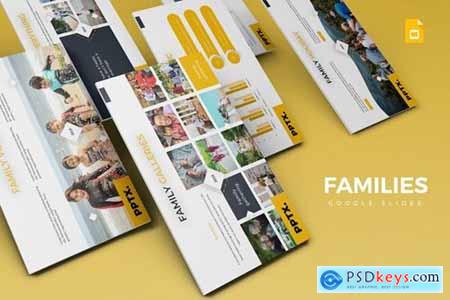 Families Powerpoint, Keynote and Google Slides Templates