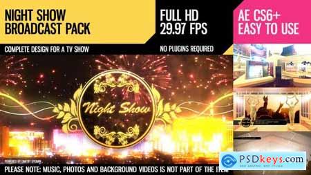 VideoHive Night Show (Broadcast Pack) 4142862