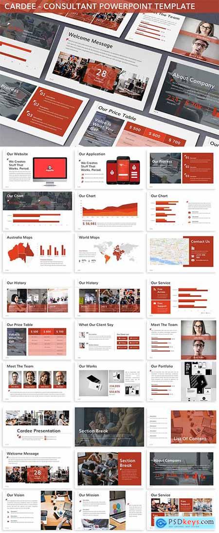Cardee - Consultant Powerpoint Template