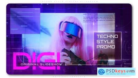 Videohive Techno Style Digital Slideshow