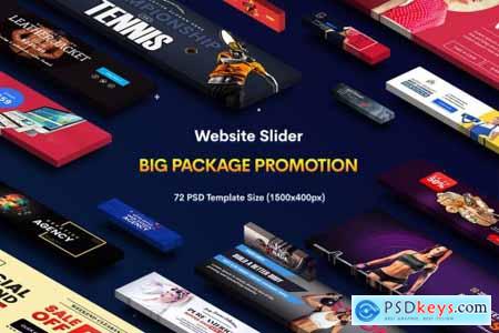 Promotion Website Sliders - 72 PSD