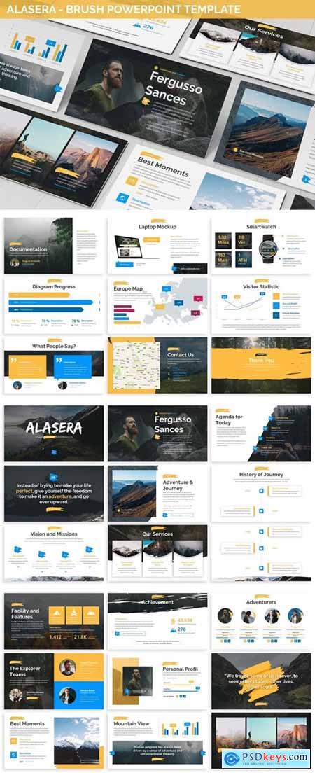 Alasera - Brush Powerpoint Template