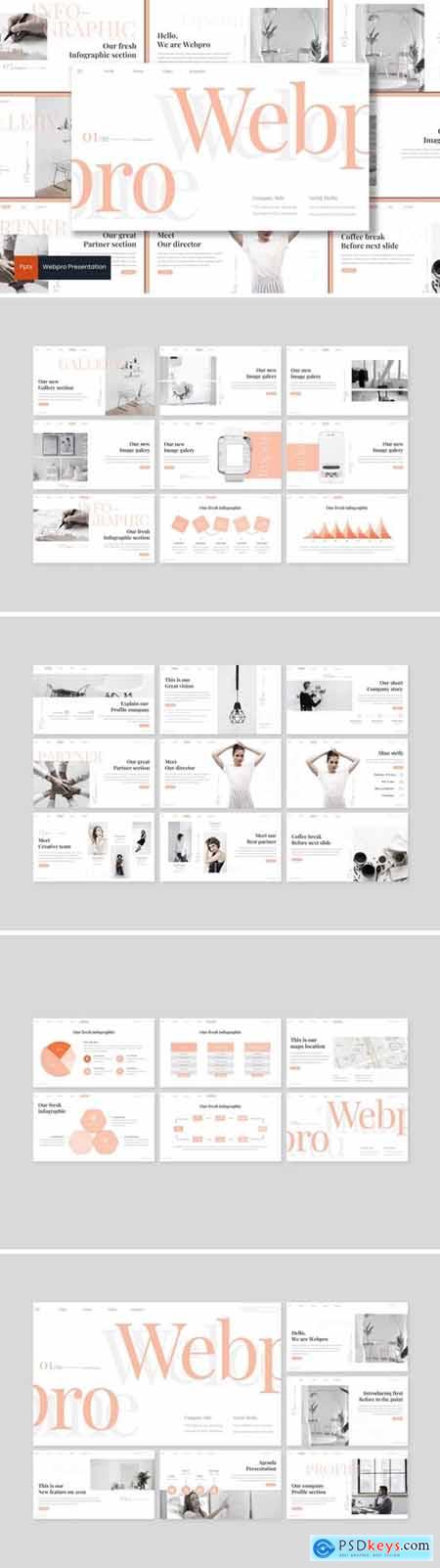 Webpro Powerpoint, Keynote and Google Slides Templates