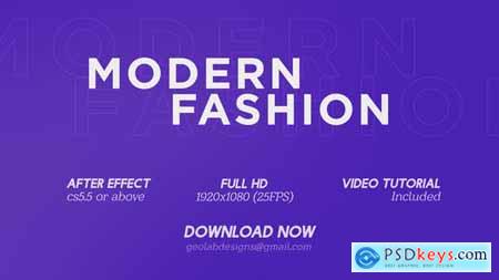 VideoHive Modern Fashion 24090797