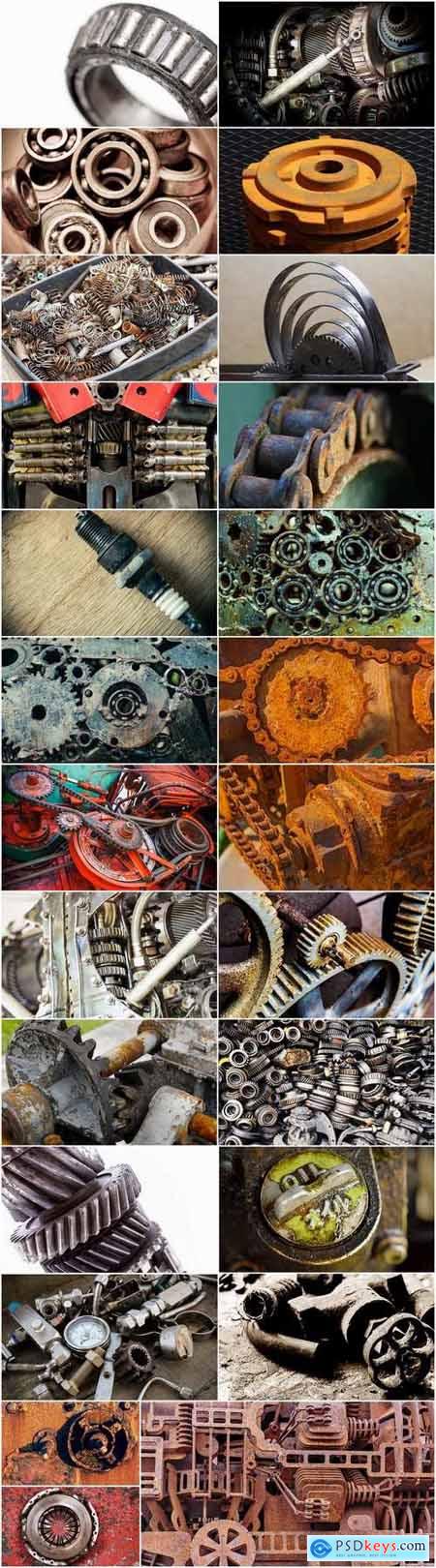 Vintage gear with rust 25 HQ Jpeg