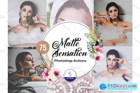 75 Matte Sensation Photoshop Actions 3937878
