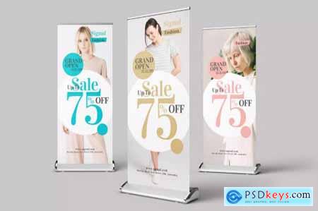 Grand Opening Sale Roll Up Banner