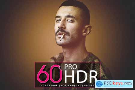 60 Pro HDR Lightroom Presets, ACR presets And DNG Presets Collection