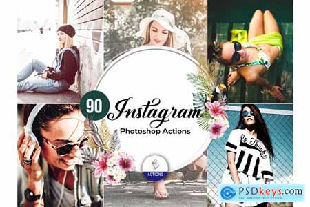 90 Instagram Photoshop Actions 3948322