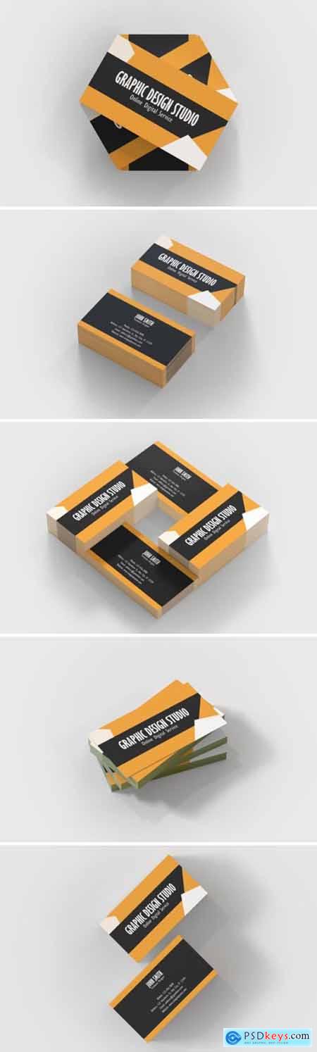 Graphic Design Business Card Template 1671955