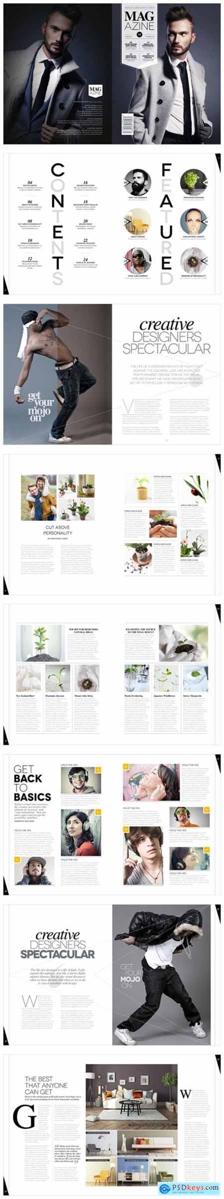 Magazine Template InDesign 1666793