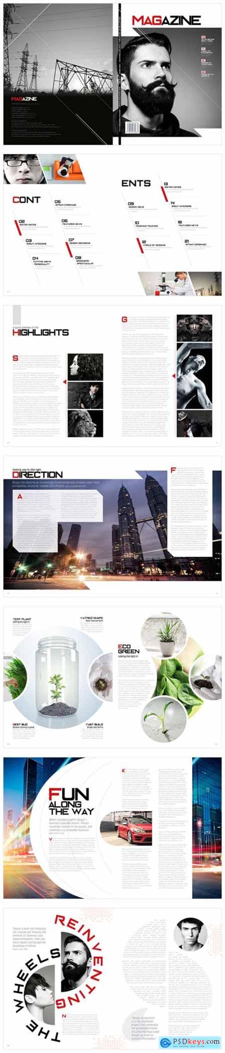 Magazine Template InDesign 1666763