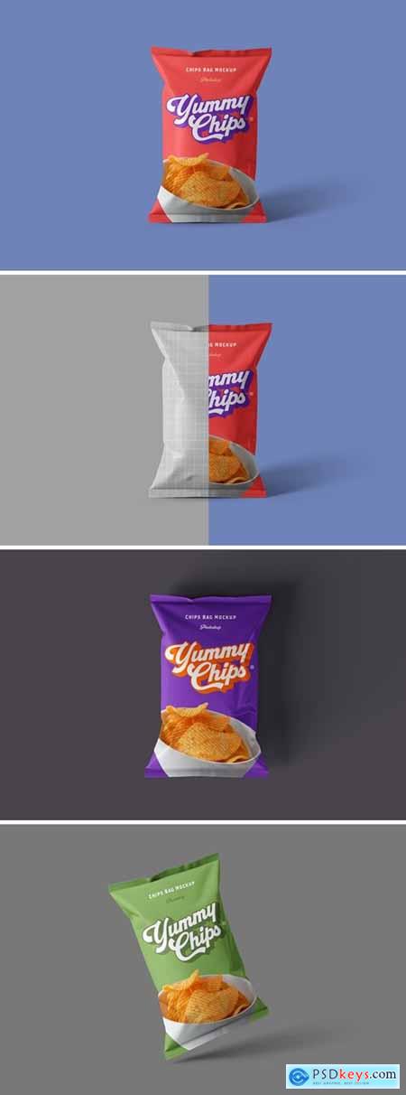 Chips Bag Mockups