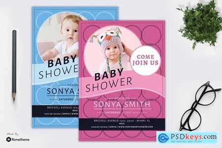 Baby Shower Flyer vol. 02