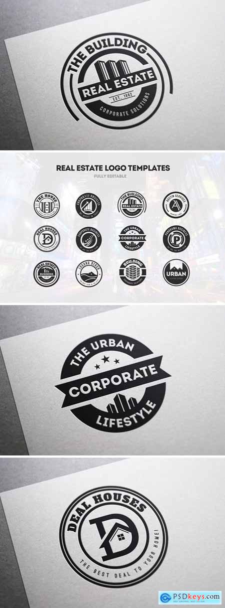 12 Real Estate & Business Logos