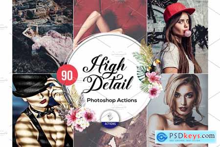 90 High Detail Photoshop Actions 3937598