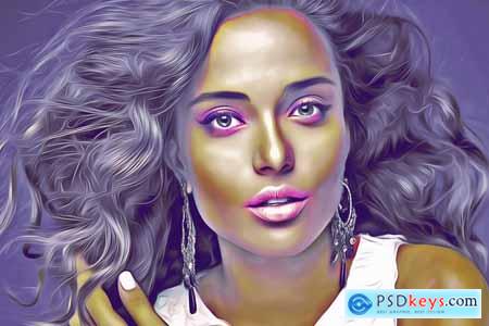 Digital Painting Photoshop Action 3969610