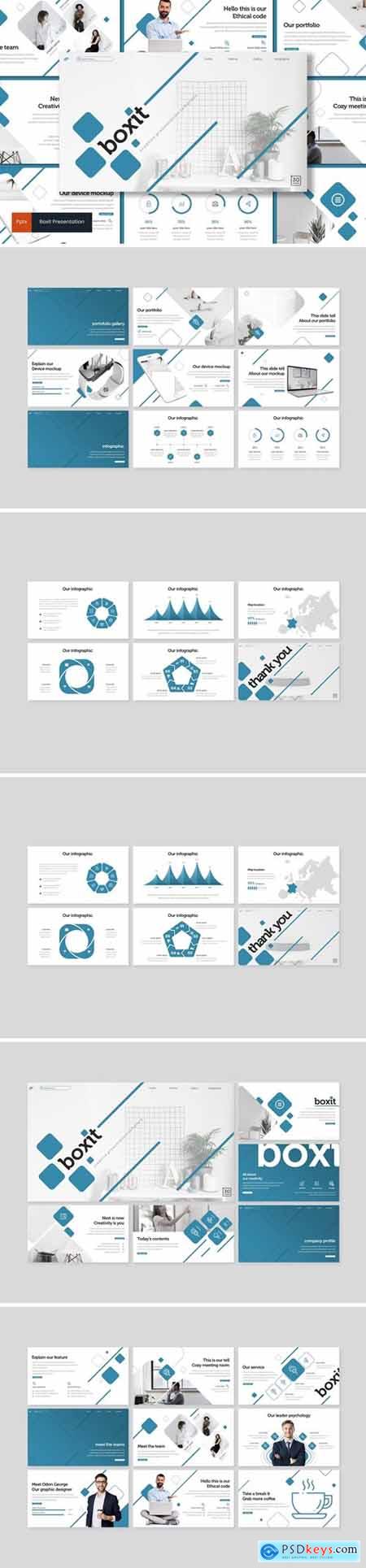 Boxit Powerpoint, Keynote and Google Slides Templates