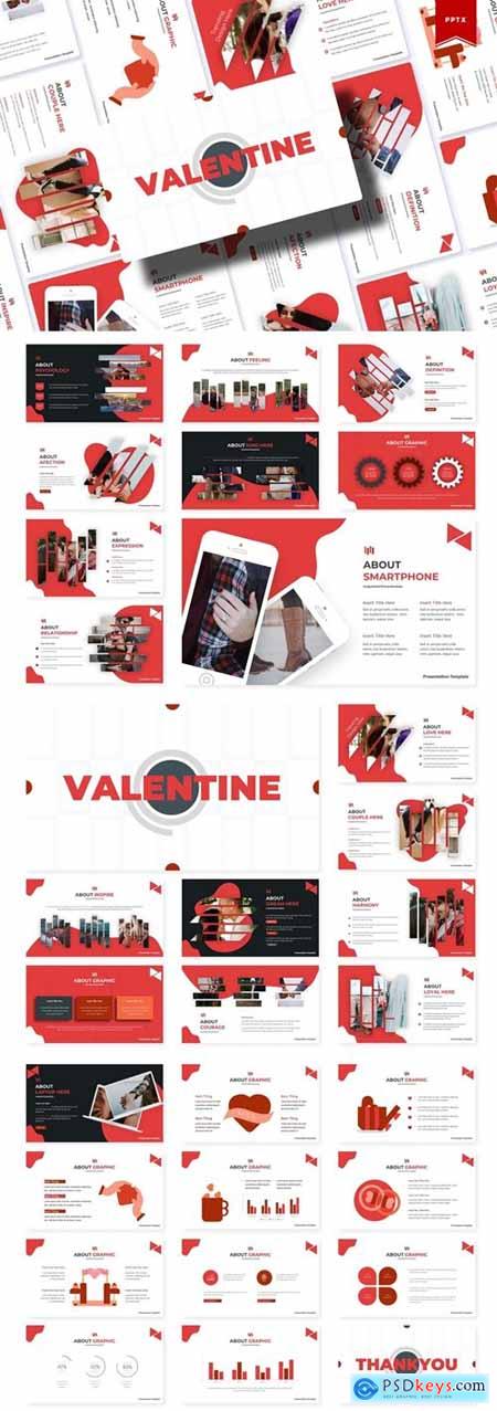 Valentine Powerpoint, Keynote and Google Slides Templates