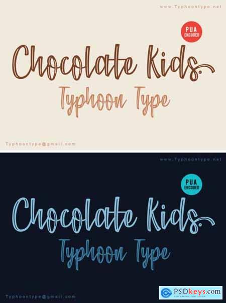 Chocolate Kids font 3988167