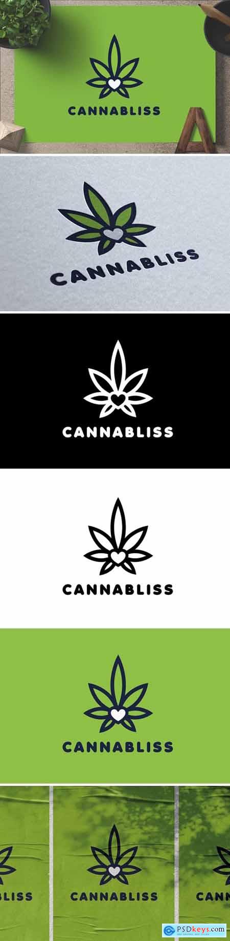 Cannabliss  Logo Template