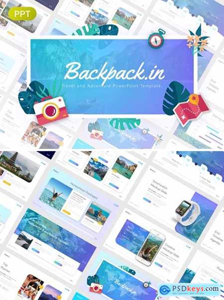 Backpackin Travel PowerPoint Template