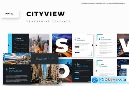 Cityview Powerpoint, Keynote and Google Slides Templates