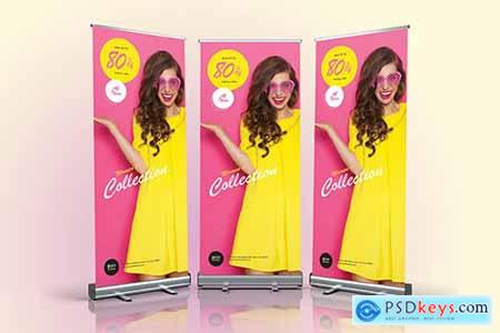 Fashion Sale Roll Up Banner 05