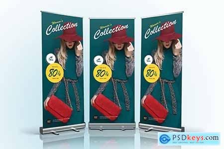 Fashion Sale Roll Up Banner 04